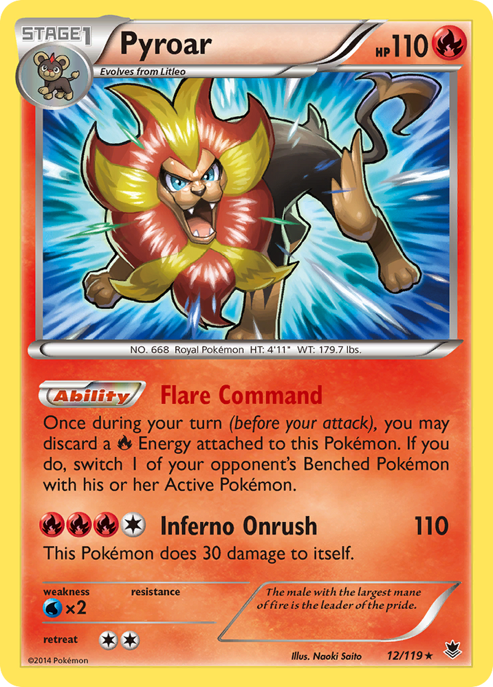 Pyroar (12/119) [XY: Phantom Forces] 