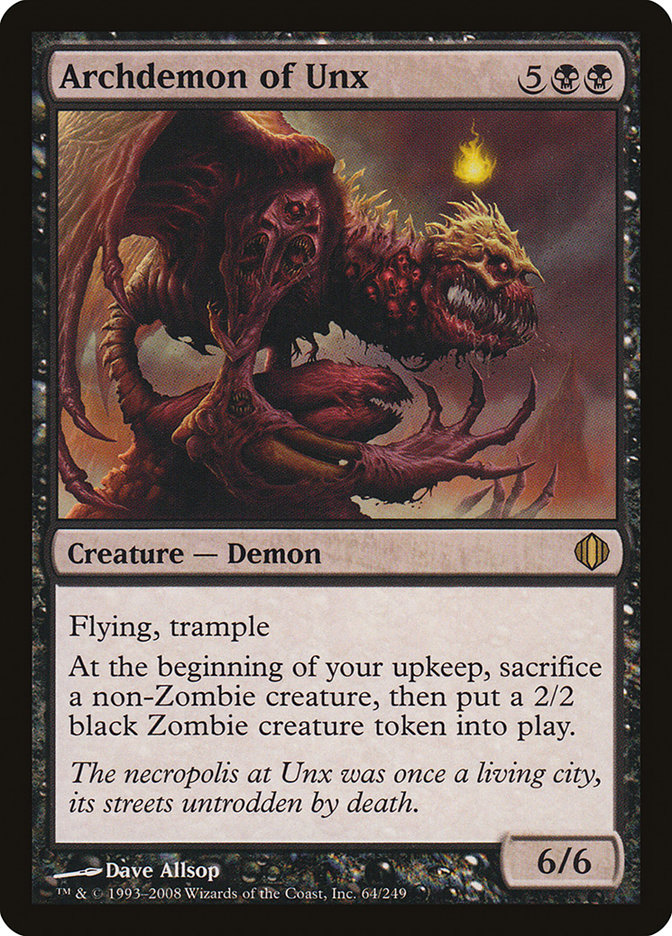Archdemon of Unx [Shards of Alara] 