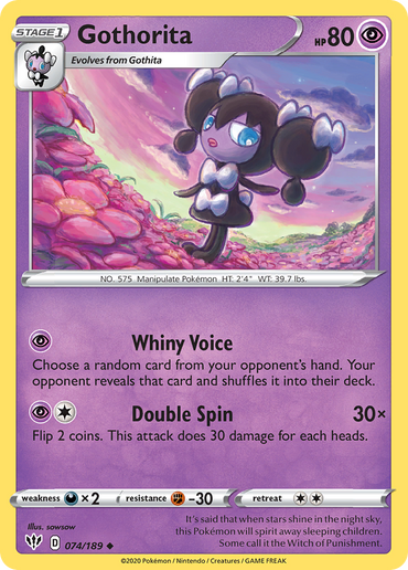 Gothorita (074/189) [Sword &amp; Shield: Darkness Ablaze] 