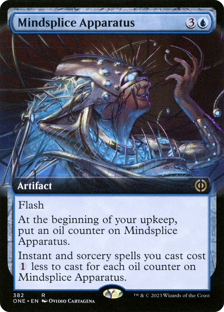 Mindsplice Apparatus (Extended Art) [Phyrexia: All Will Be One] 