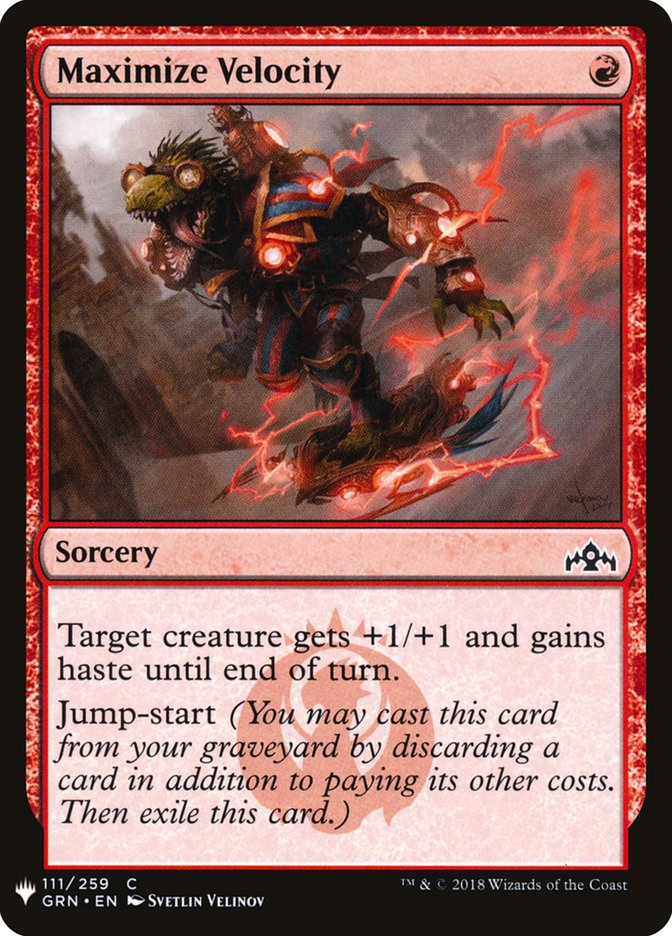 Maximize Velocity [Mystery Booster] 