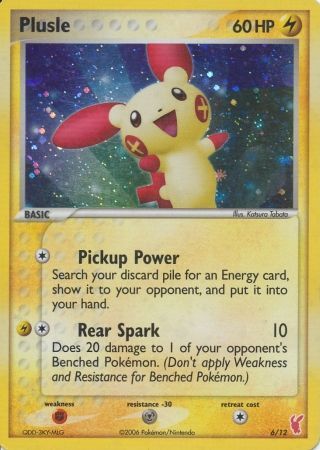 Plusle (6/12) [EX: Trainer Kit 2 - Plusle] 