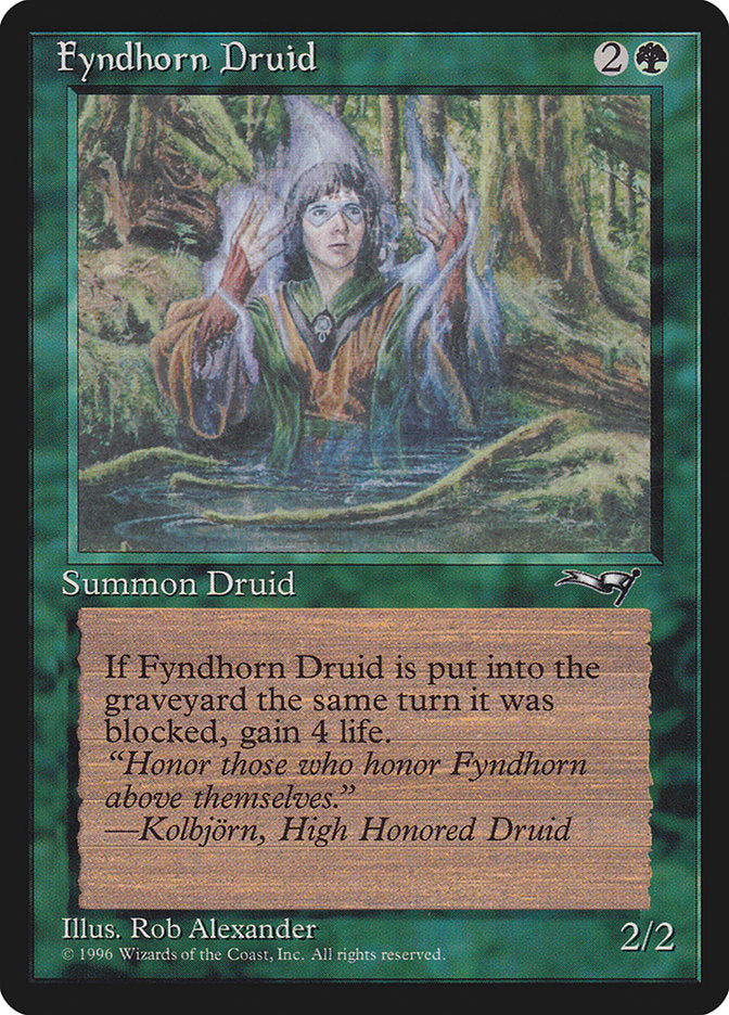 Fyndhorn Druid (Blue Flames) [Alliances] 