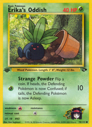 Erika's Oddish (70/132) [Gym Challenge 1st Edition] 