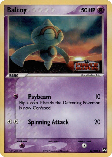 Baltoy (44/108) (Stamped) [EX: Power Keepers] 