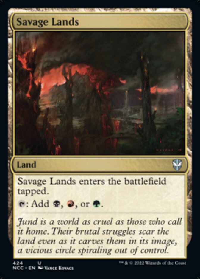 Savage Lands [Streets of New Capenna Commander] 