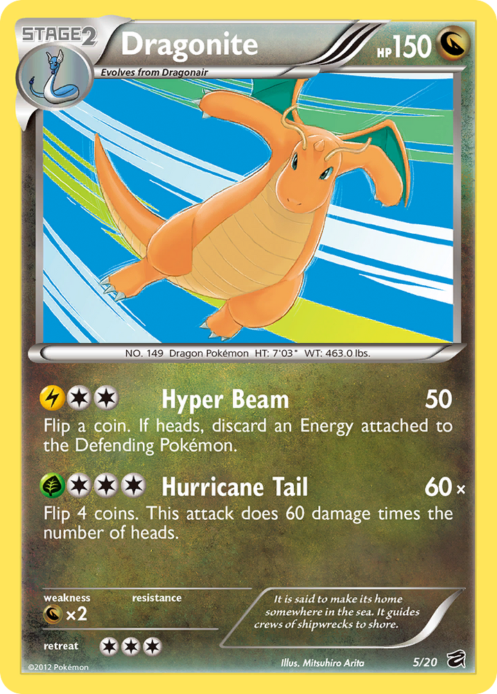 Dragonite (5/20) [Black &amp; White: Dragon Vault] 