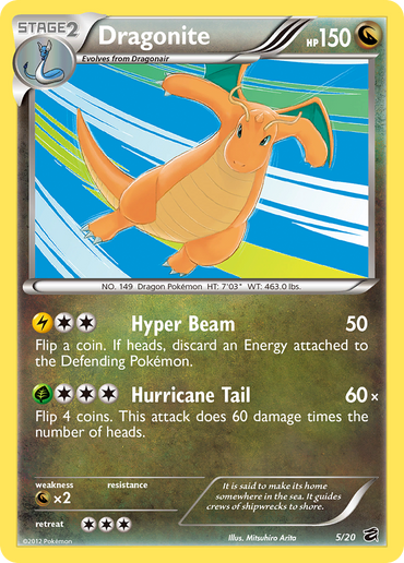 Dragonite (5/20) [Black &amp; White: Dragon Vault] 