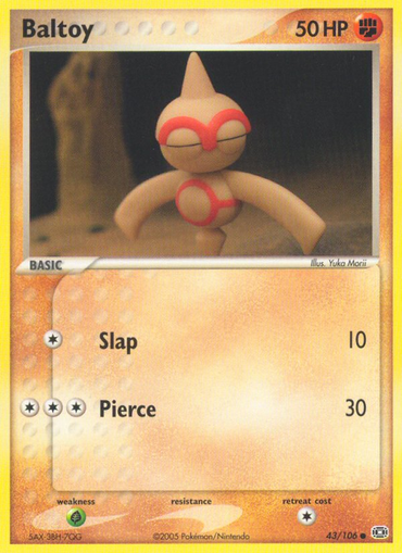 Baltoy (43/106) [EX: Emerald] 