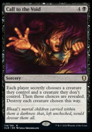Call to the Void [Commander Legends: Battle for Baldur's Gate] 