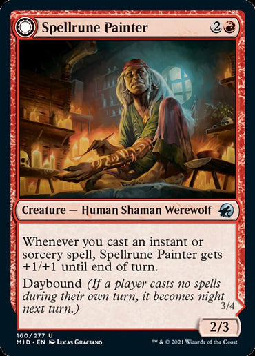 Spellrune Painter // Spellrune Howler [Innistrad: Midnight Hunt] 