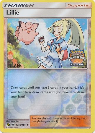 Lillie (125a/156) (Regional Promo Staff) [Sun &amp; Moon: Ultra Prism] 