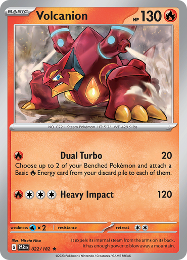Volcanion (022/182) [Scarlet &amp; Violet: Paradox Rift] 