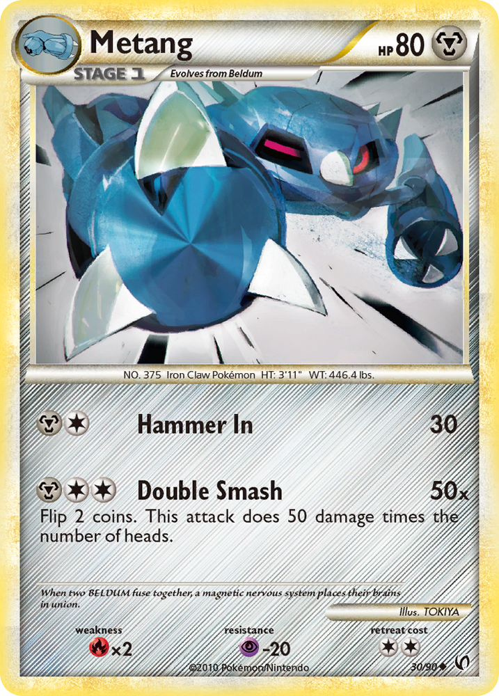 Metang (30/90) [HeartGold &amp; SoulSilver: Undaunted] 