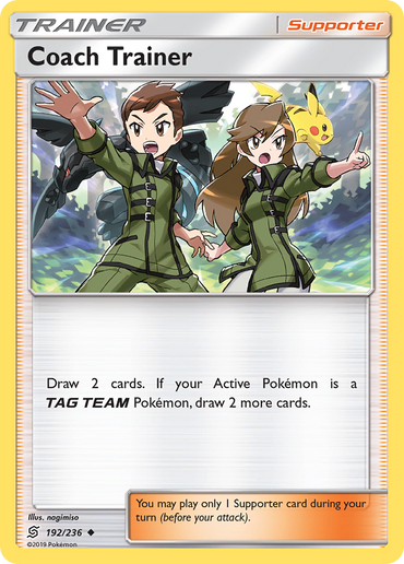 Coach Trainer (192/236) [Sun &amp; Moon: Unified Minds] 