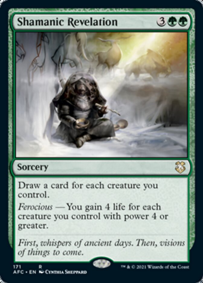 Shamanic Revelation [Dungeons &amp; Dragons: Adventures in the Forgotten Realms Commander] 