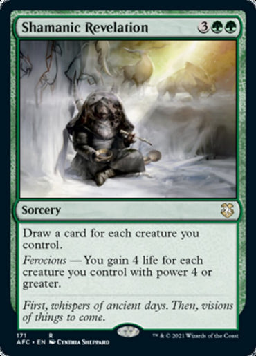 Shamanic Revelation [Dungeons &amp; Dragons: Adventures in the Forgotten Realms Commander] 