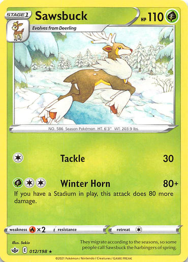 Sawsbuck (012/198) [Sword &amp; Shield: Chilling Reign] 