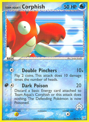 Team Aqua's Corphish (26/95) [EX: Team Magma vs Team Aqua] 