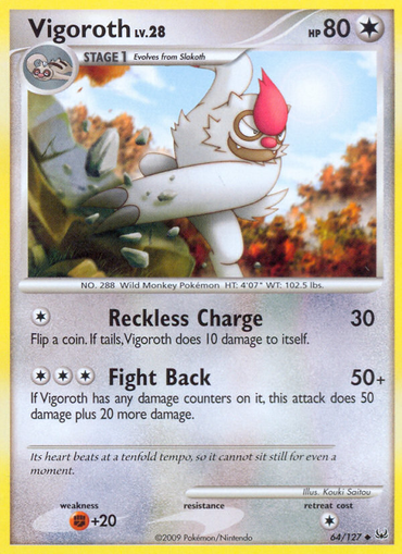 Vigoroth (64/127) [Platinum: Base Set] 