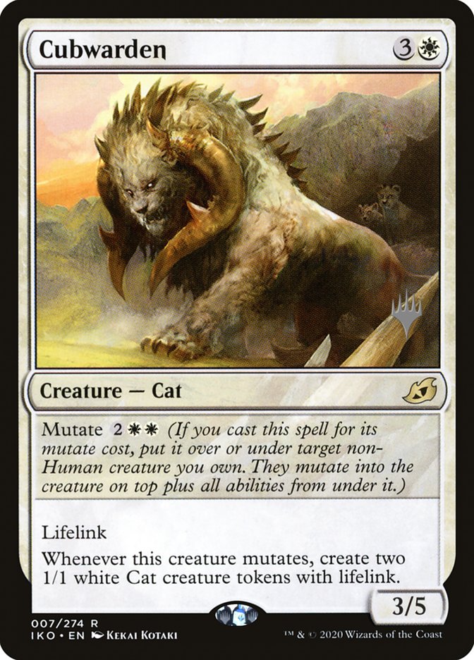Cubwarden (Promo Pack) [Ikoria: Lair of Behemoths Promos] 