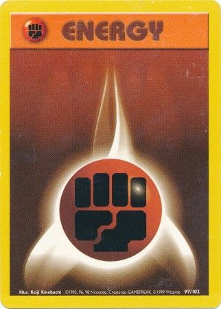 Fighting Energy (97/102) [Base Set Unlimited] 