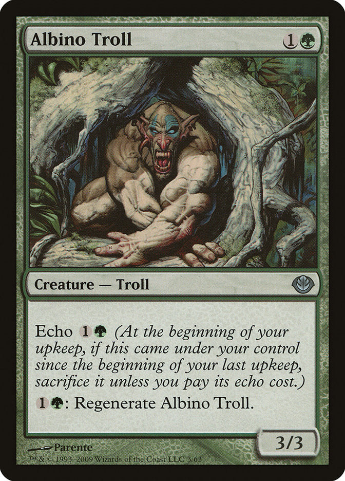 Albino Troll [Duel Decks: Garruk vs. Liliana] 