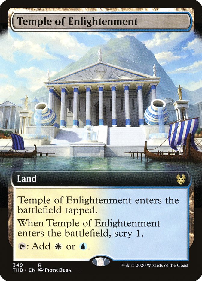 Temple of Enlightenment (Extended Art) [Theros Beyond Death] 