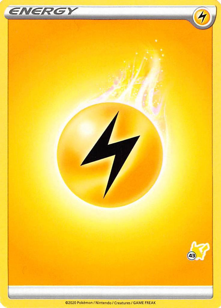 Lightning Energy (Pikachu Stamp #43) [Battle Academy 2022] 