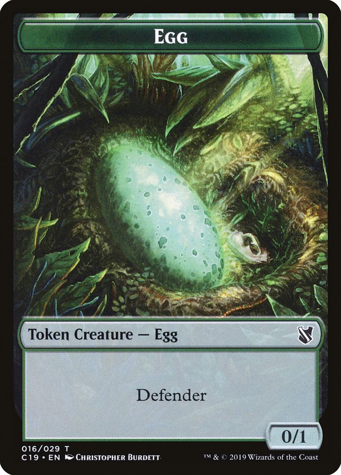 Egg Token [Order 2019 Tokens] 