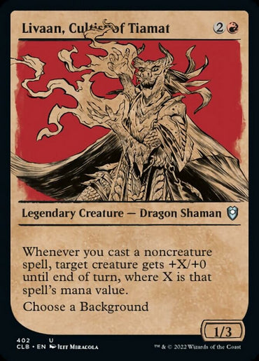Livaan, Cultist of Tiamat (Showcase) [Commander Legends: Battle for Baldur's Gate] 