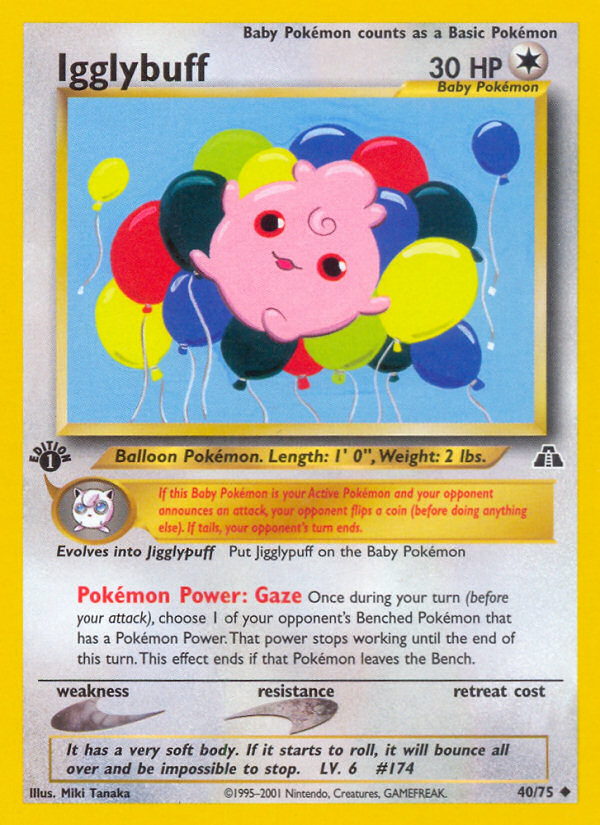 Igglybuff (40/75) [Neo Discovery 1st Edition] 
