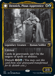 Dennick, Pious Apprentice // Dennick, Pious Apparition [Innistrad: Double Feature] 
