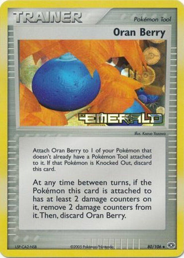 Oran Berry (80/106) (Stamped) [EX: Emerald] 