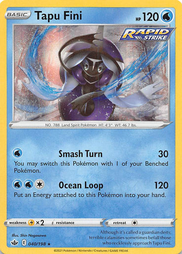Tapu Fini (040/198) [Sword &amp; Shield: Chilling Reign] 