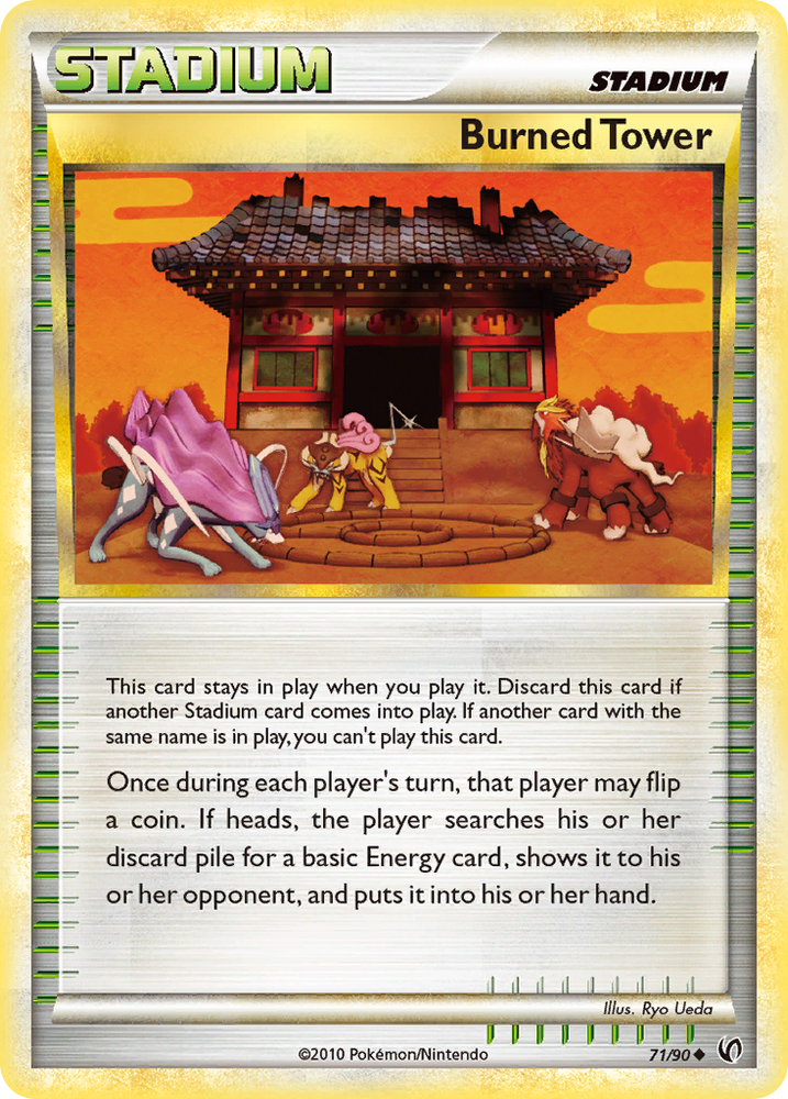 Burned Tower (71/90) [HeartGold &amp; SoulSilver: Undaunted] 