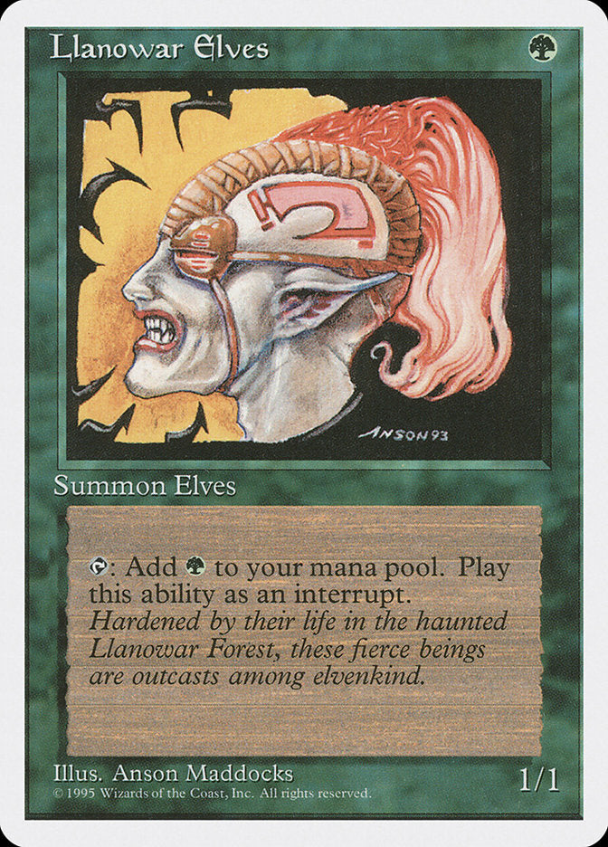 Llanowar Elves [Fourth Edition] 