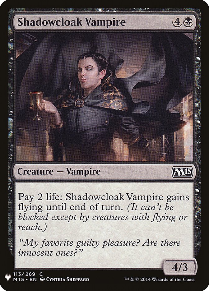Shadowcloak Vampire [Mystery Booster] 