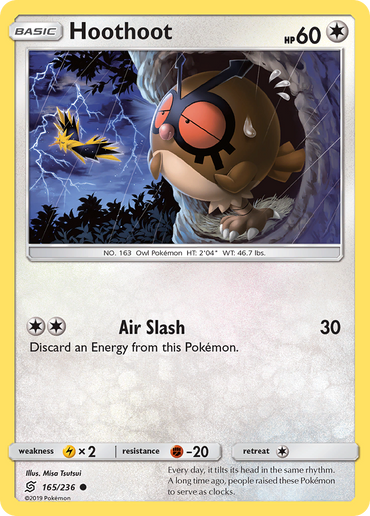 Hoothoot (165/236) [Sun &amp; Moon: Unified Minds] 