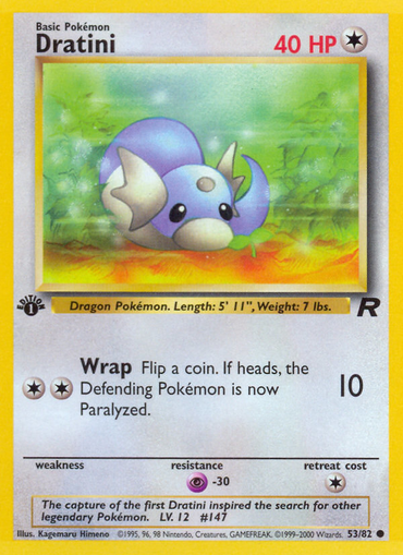 Dratini (53/82) [Team Rocket 1st Edition] 