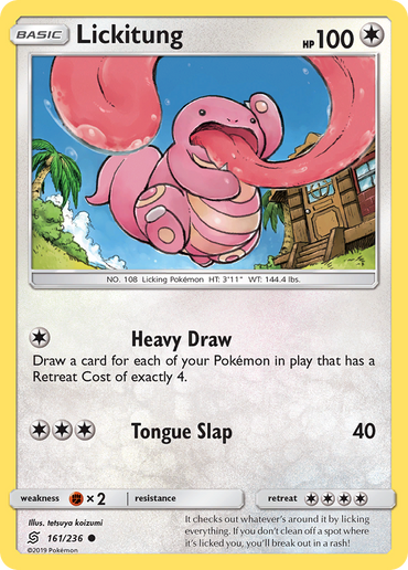 Lickitung (161/236) [Sun &amp; Moon: Unified Minds] 