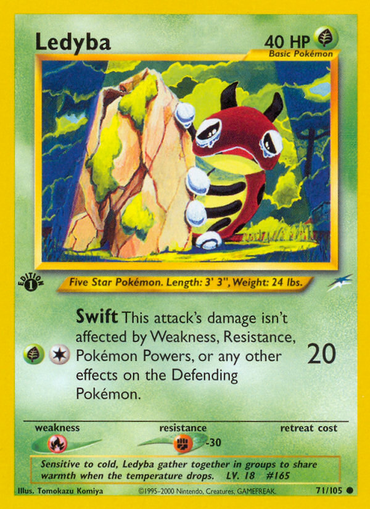 Ledyba (71/105) [Neo Destiny 1st Edition] 