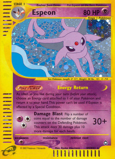 Espeon (H9/H32) [Aquapolis] 