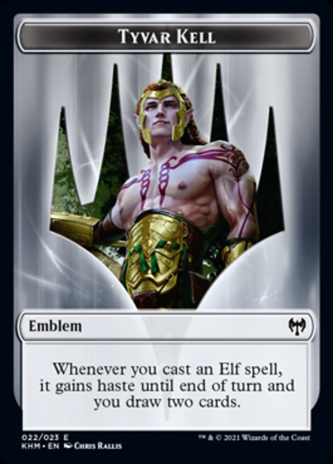 Tyvar Kell Emblem [Kaldheim Tokens] 