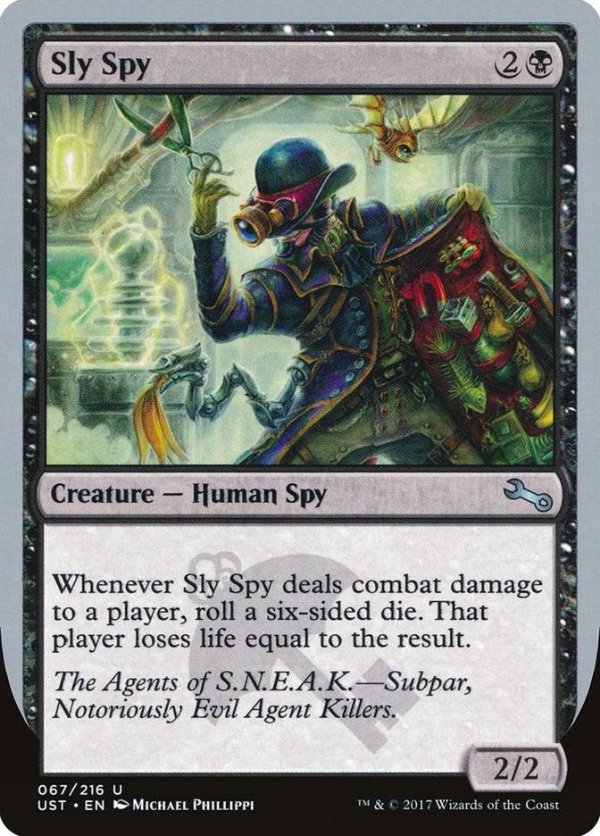 Sly Spy ("Subpar, Notoriously Evil Agent Killers") [Unstable] 