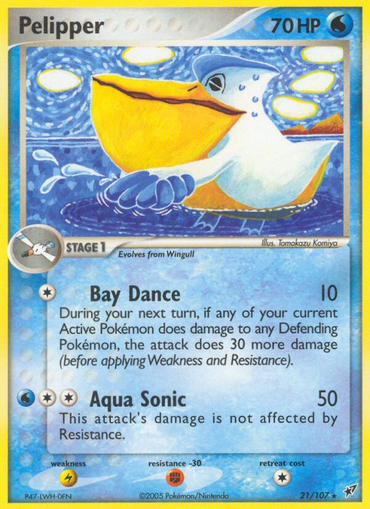 Pelipper (21/107) [EX: Deoxys] 