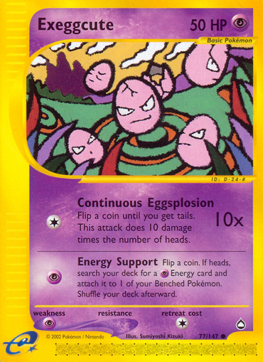 Exeggcute (77/147) [Aquapolis] 