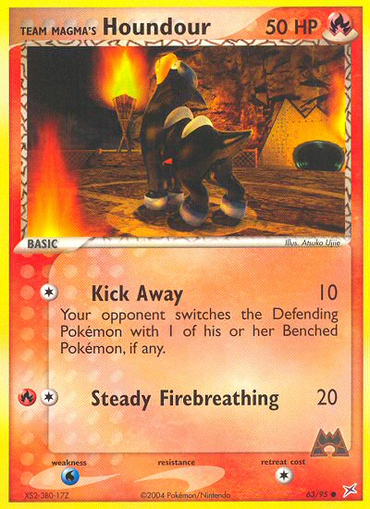 Team Magma's Houndour (63/95) [EX: Team Magma vs Team Aqua] 