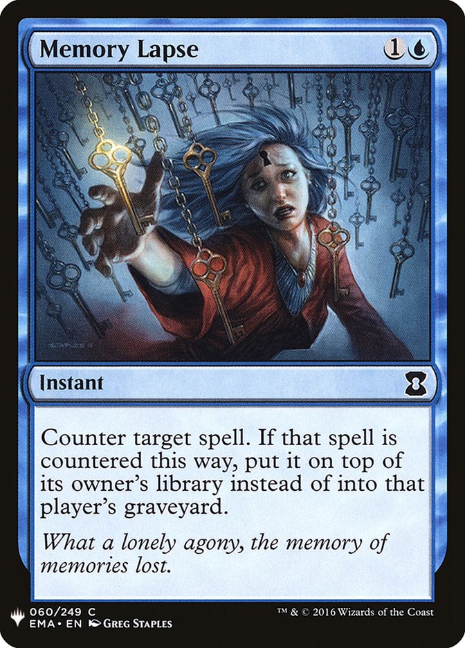 Memory Lapse [Mystery Booster] 