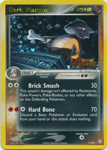 Dark Marowak (7/109) (Stamped) [EX: Team Rocket Returns] 